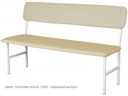 БАНКЕТКА МЕДИЦИНСКАЯ СО СПИНКОЙ МД БС